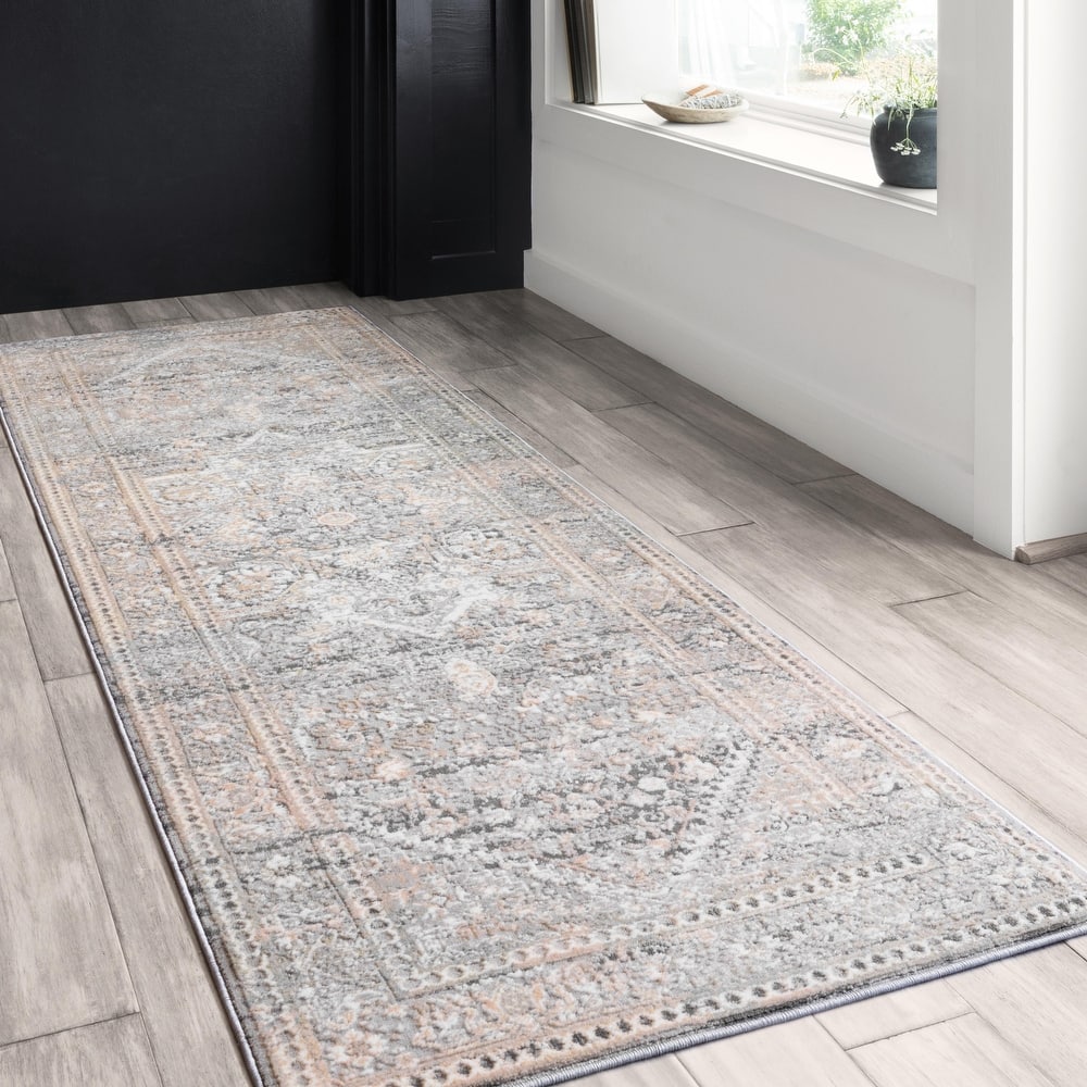 Alexander Home Heather Medallion Dimensional Area Rug