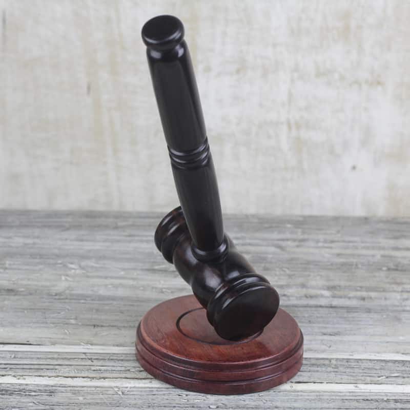 Novica Handmade Ceremonial Judge Ebony Wood Statuette