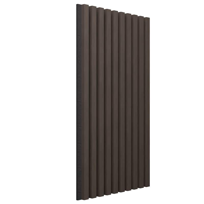 AcoustixPro Noise Cancelling Traditional Small Slat Wall Panel (2 Pack)