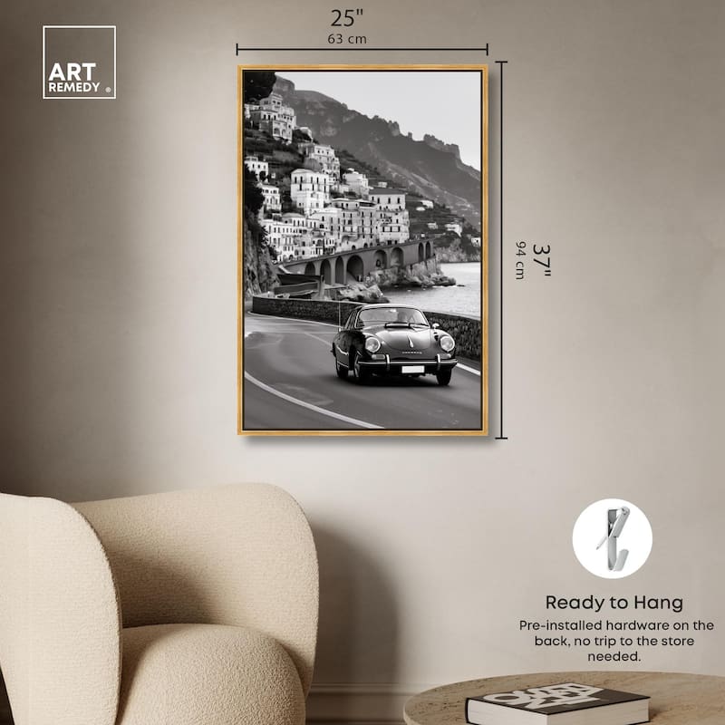 Drive through the Town Canvas by Art Remedy
