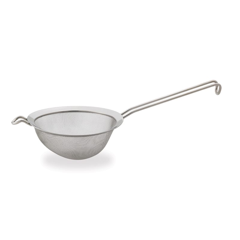 HIC Kitchen Fine Double Mesh Strainer, 18/8 Stainless Steel, Set of 2