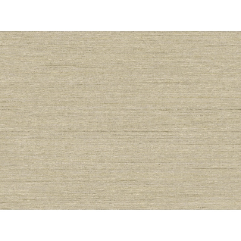 Seabrook Designs Threaded Embossed Vinyl Unpasted Wallpaper - 27 in W x 27 ft. L - Parchment