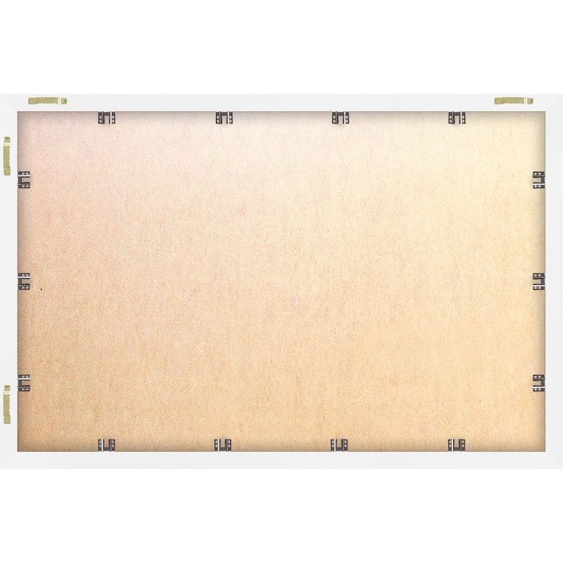 'White Maryland' Framed Painting Print