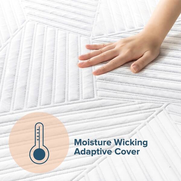 Shop Priage By Zinus 12 Inch Cooling Copper Adaptive Pocket Spring Hybrid Mattress Overstock 31578650