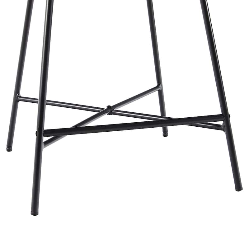 Middlebrook Designs Modern Faux Leather Counter Stool (Set of 2)
