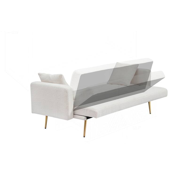 Versatile Fleece Sofa Bed with Multiple Functionalities and Premium Materials