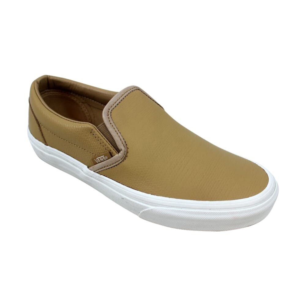 khaki slip on vans