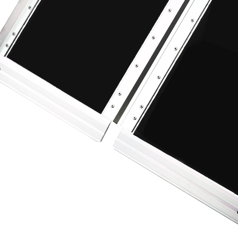 wheel chair ramp 10ft, aluminium threhold ramp,Portable and Foldable, 600 Pound Capacity, Non-Skid Surface, Two Separate Pieces