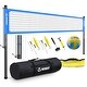preview thumbnail 11 of 16, Portable Professional Volleyball Net Set with Adjustable Height Aluminum Poles for Outdoor Backyard Beach
