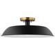 Option Matte Black / Burnished Brass