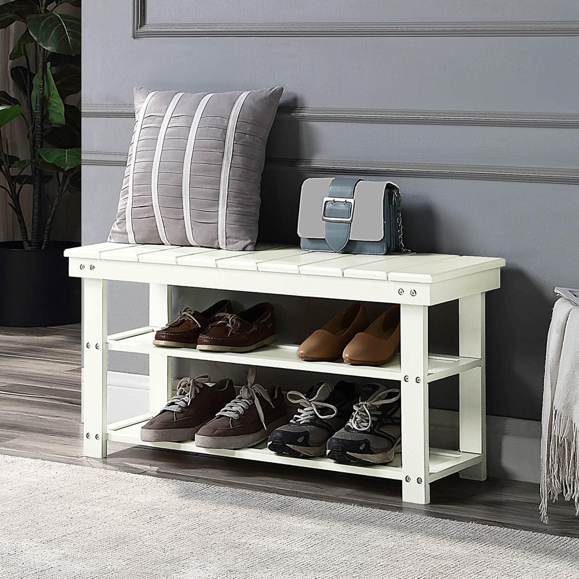 Copper grove cranesbill hotsell mudroom shoe storage bench
