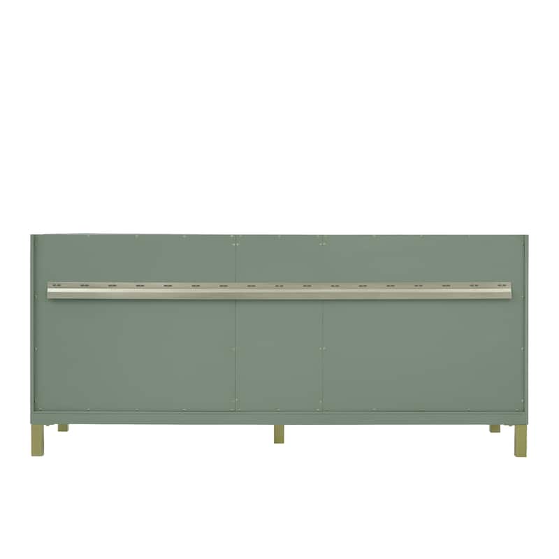 Chicago 72" Double Vanity, Smokey Celadon, w/FreePower Wireless Charger