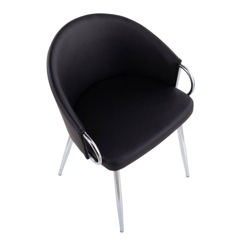 Silver Orchid Battista Silver Upholstered Chair