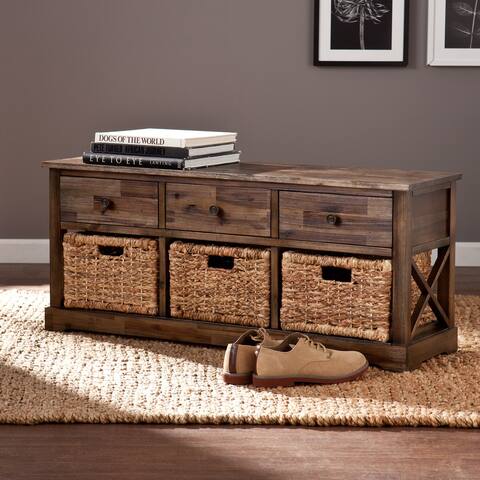 The Gray Barn Mustang Rounds Storage Bench