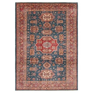 ECARPETGALLERY Hand-knotted Aryana Blue Wool Rug - 8'6 x 11'10 - Bed ...