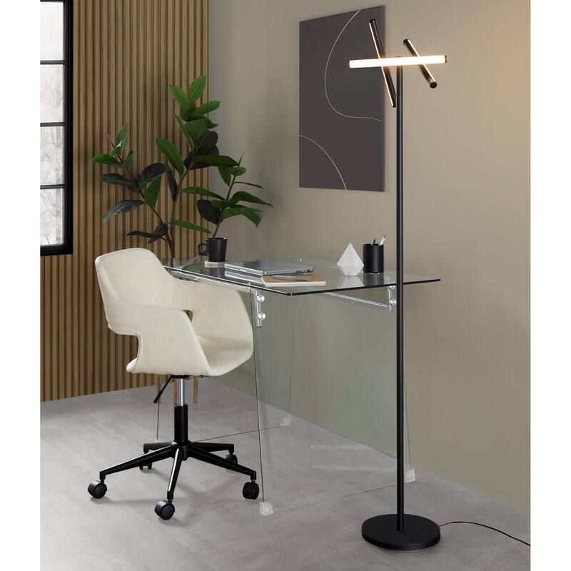 Strick & Bolton Peale 65" Swivel Floor Lamp