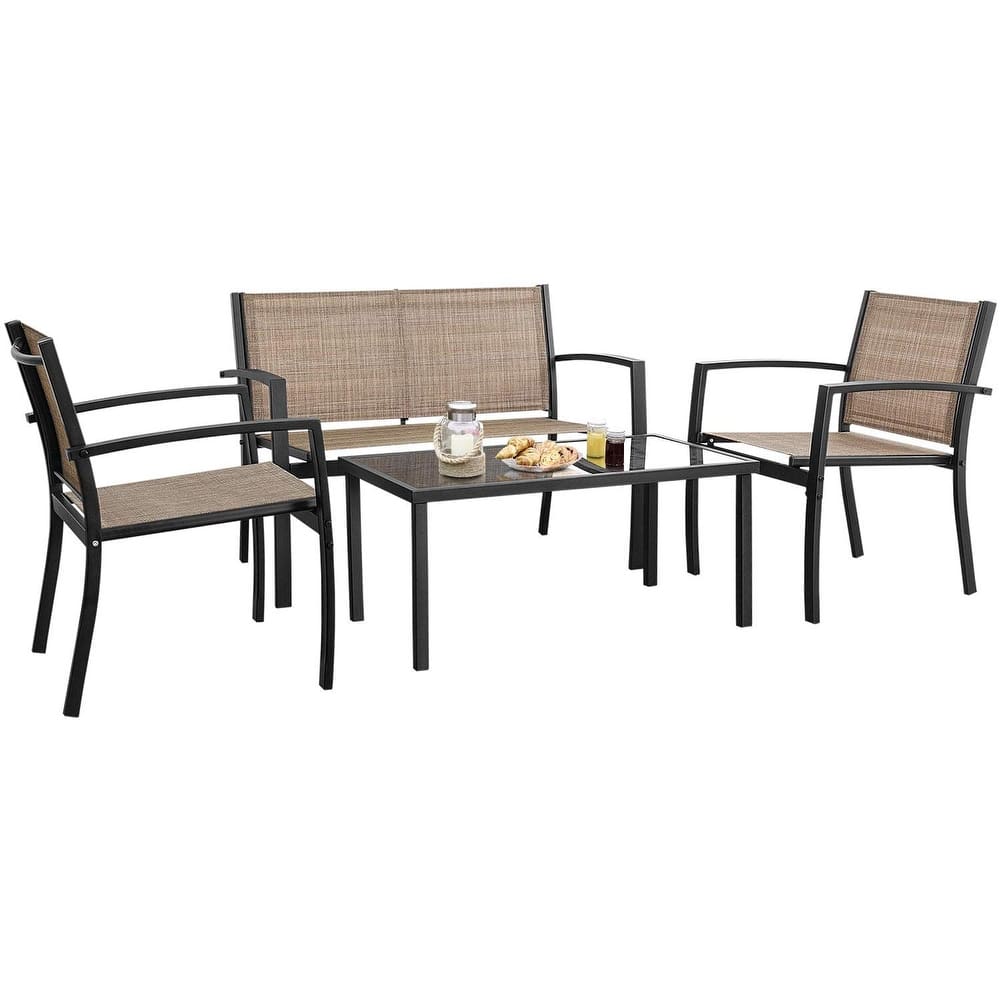 Homall 4-piece Outdoor Patio Furniture Set