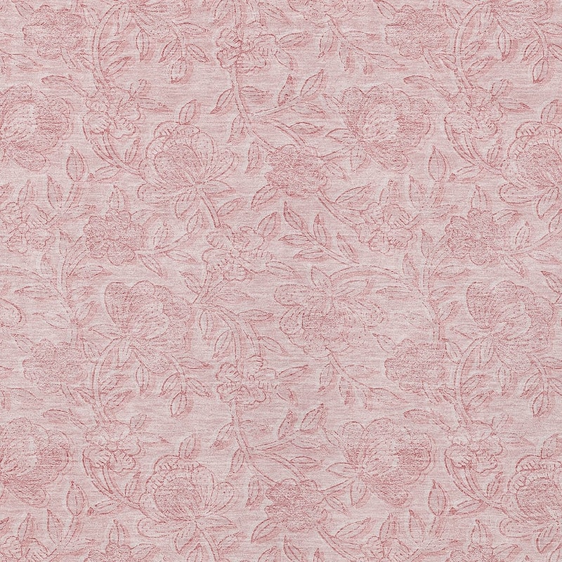 HomeRoots Floral Transitional Rectangle Outdoor Rug