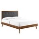 preview thumbnail 28 of 48, Willow Full Wood Platform Bed With Splayed Legs