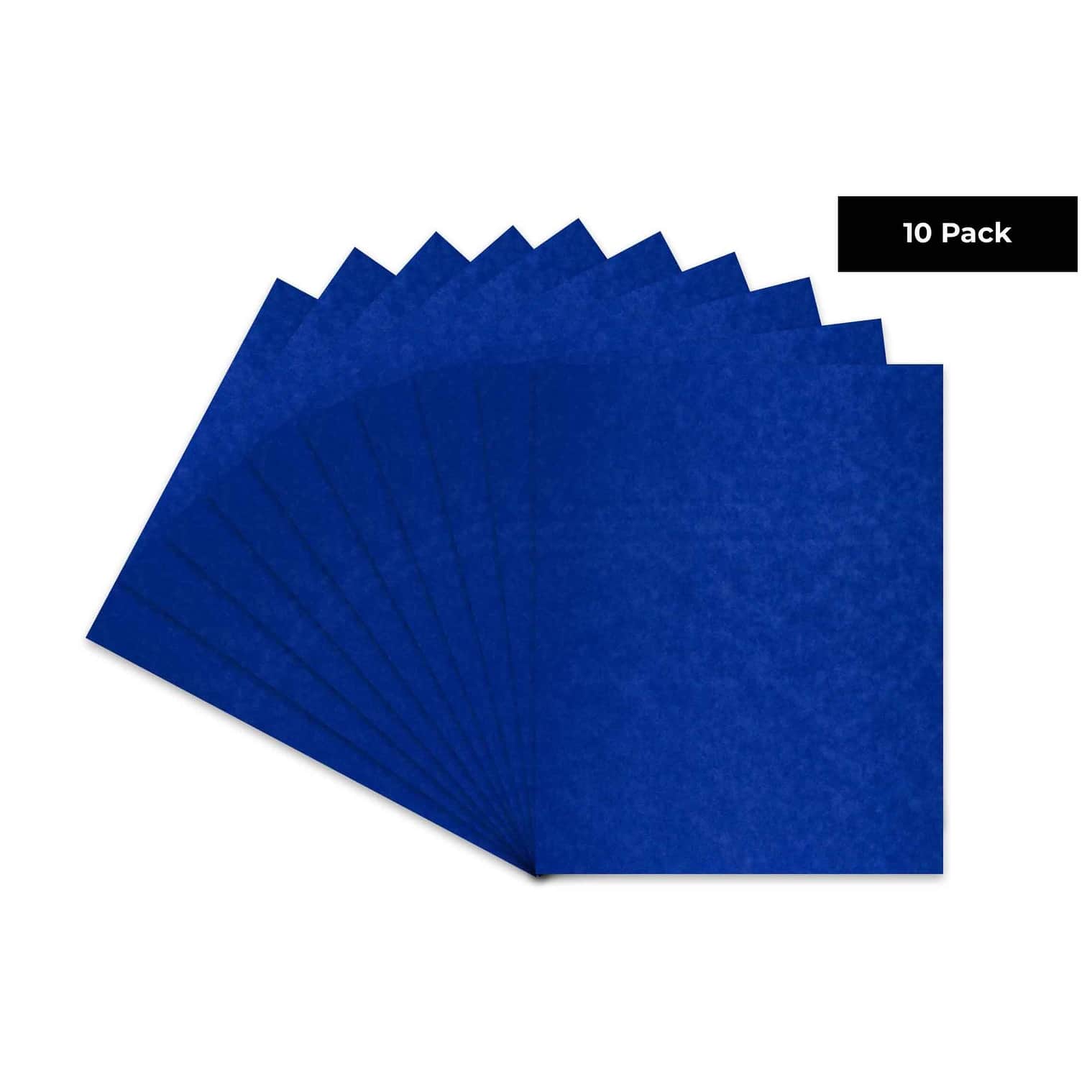 Royal Blue Suede Texture 5x7 Backing Board - Uncut Photo Mat Board (10 ...