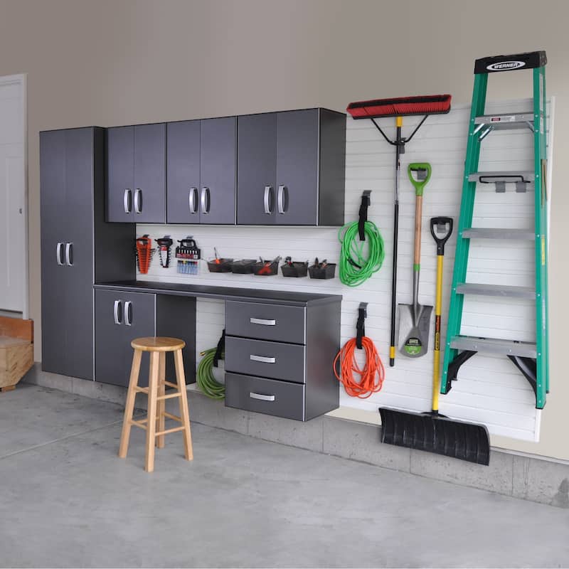 Flow Wall 24 Piece PVC Indoor Deluxe Cabinet Storage Set