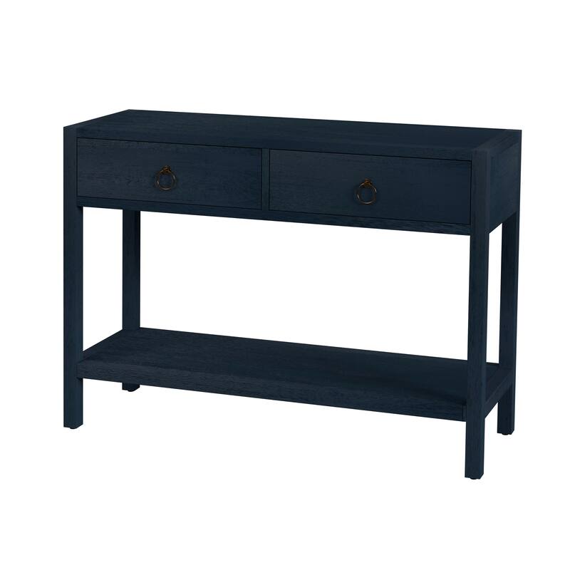 Lark 44" Wood 2-Drawer Console Table