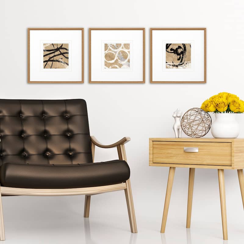 Grammercy I S/3 Framed Art Giclee Under Glass