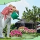 preview thumbnail 5 of 17, Galvanized Raised Garden Bed with Tomato Cages, Metal Planter Box Green
