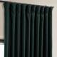 Exclusive Fabrics Faux Linen Extra Wide Room Darkening Curtain Panel