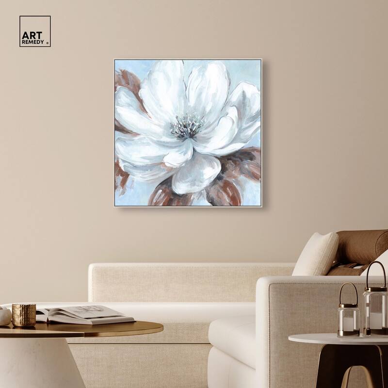 Delicate Blooms I Canvas by Art Remedy