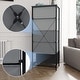 preview thumbnail 51 of 86, Contemporary 5-drawer Chest Vertical Storage Tower- Fabric Dresser