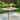 MAISON ARTS Patio Dining Table with Umbrella Hole and Wood-Look Table Top