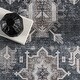 preview thumbnail 18 of 27, Nuloom Vivica SplashGuard Faded Medallion Machine Washable Area Rug
