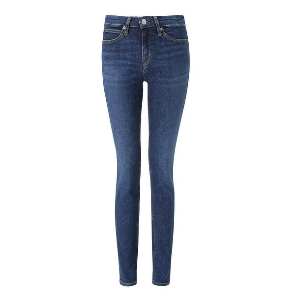 calvin klein mid rise skinny ankle jeans