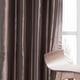 preview thumbnail 70 of 70, Exclusive Fabrics Single Ruched Faux Solid Taffeta Curtain (1 Panel)