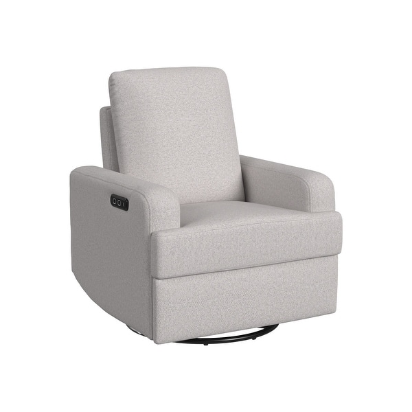 slide 2 of 7, Trey Power Glider Recliner, Stormy Grey