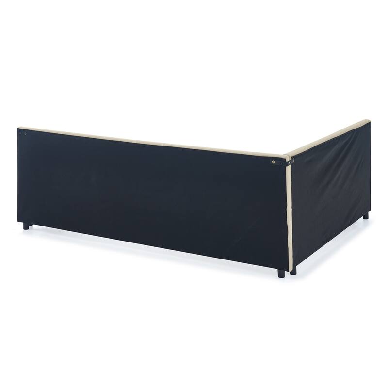 Upholstered Tufted Bed Frame Velvet Fabric Daybed