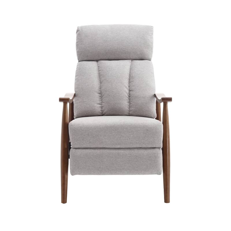 Light Gray 26.38" Adjustable Chaise Lounge Chair