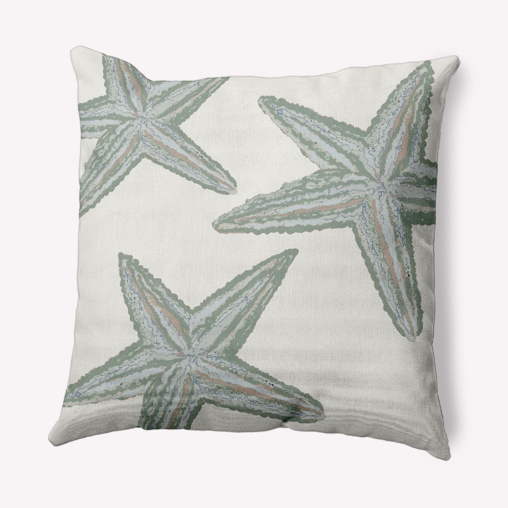 Starfish Constellation Nautical Indoor/Outdoor Throw Pillow