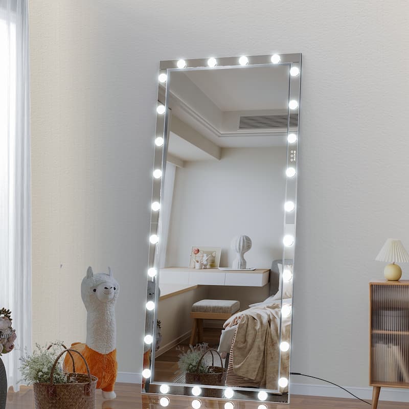 Hollywood LED Full Body Mirror with 3 Color Mode Lights