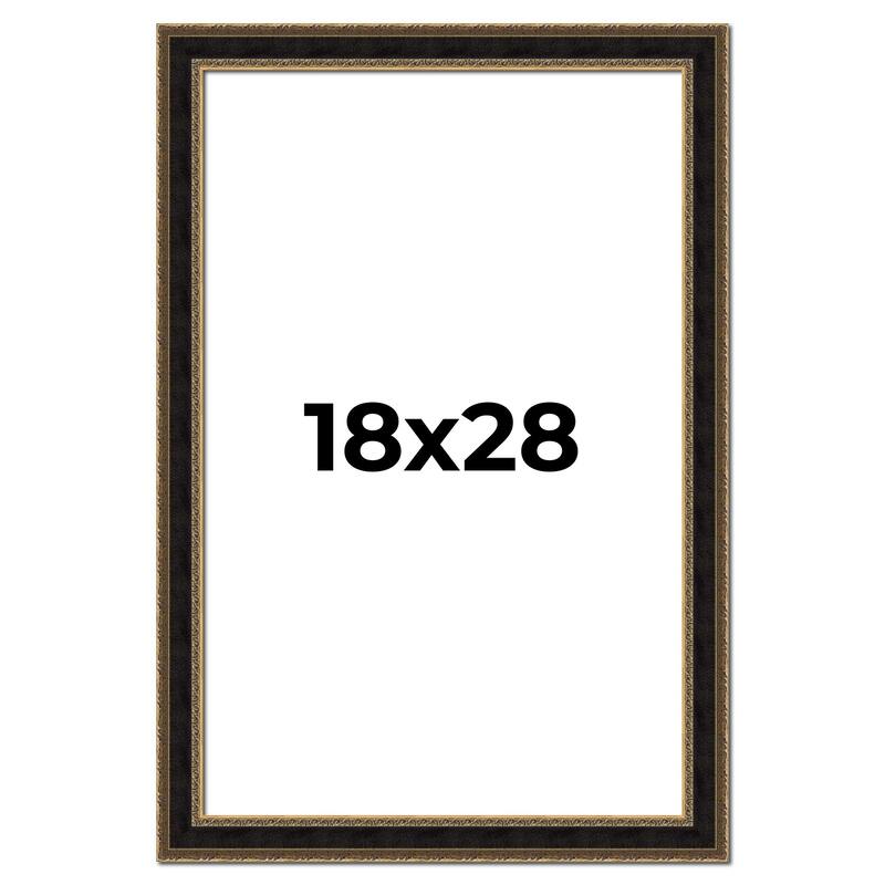 18x28 Frame Gold Antique Vintage Sold Wood Picture Frame | 1.75 Inch