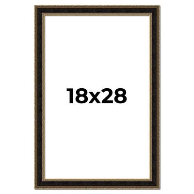 18x28 Frame Gold Antique Vintage Sold Wood Picture Frame | 1.75 Inch