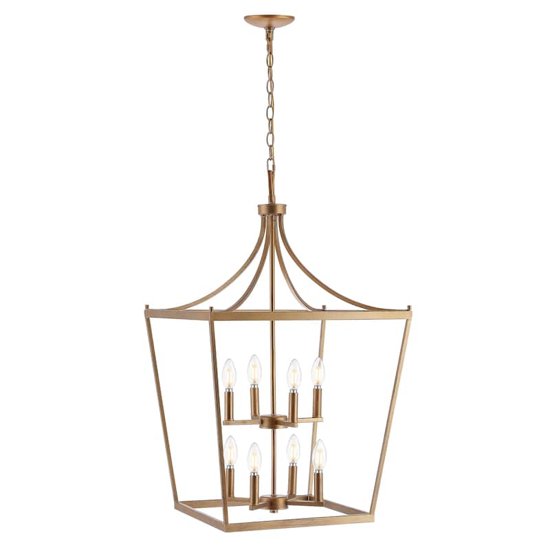 SAFAVIEH Lighting Ghida 8-light Pendant - 20"x20"x37.5-109.5" - 20Wx20Dx110H
