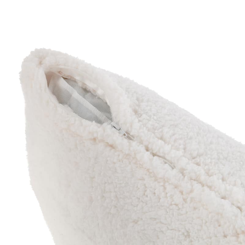 Cozy Sherpa Throw Pillow Cover