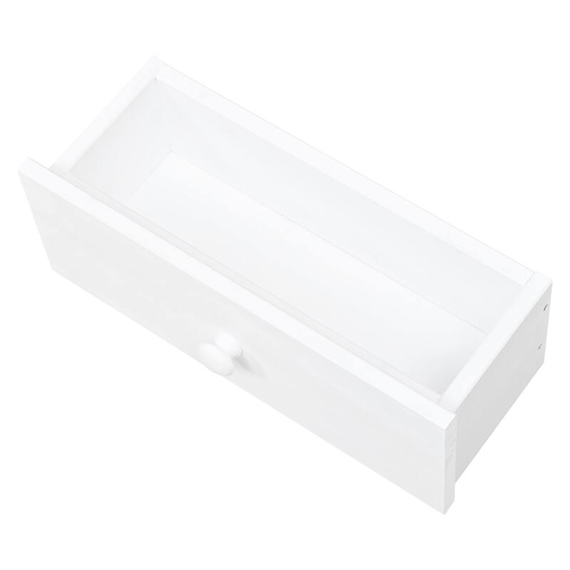 Roomfitters 65.7" Tall Garden Potting Bench Table with Hutch, 3 Shelves, 6 Drawers, 2 Cabinets and Side Hooks