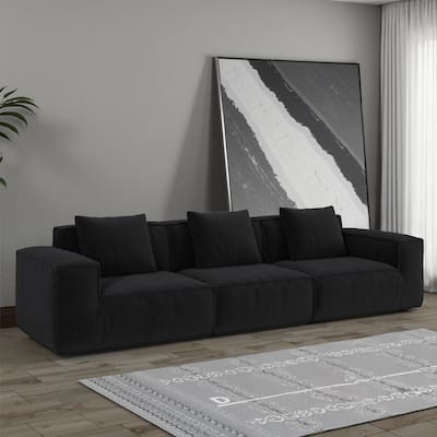 118-Inch Modular Sofa Can Be Converted Into An Oversized Sofa Bed Free Conversion Sofa,Three-Person Combination