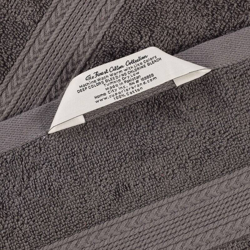 Eco-Friendly Sustainable Cotton 6-Piece Bathroom Towel Set