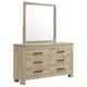 Option Dresser With Mirror (Weathered Oak)