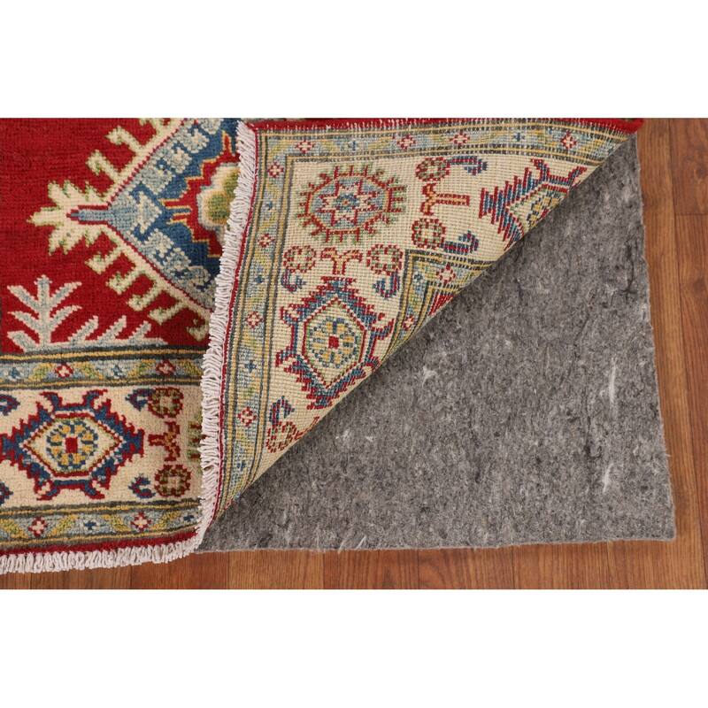 Traditional Red Kazak Oriental Foyer Rug Handmade Wool Carpet - 2'7" x 4'1"