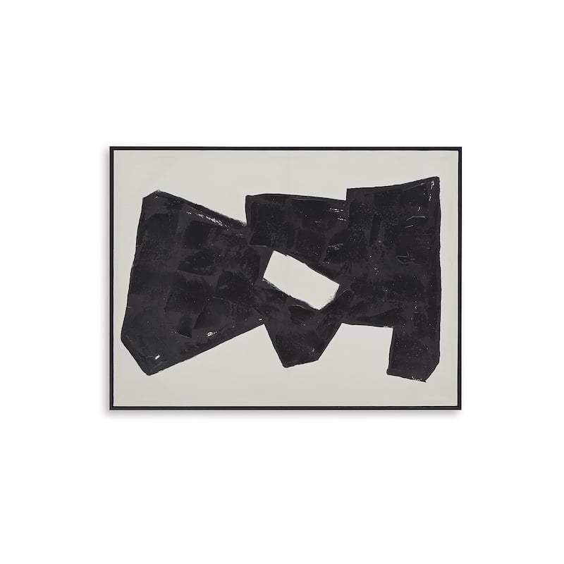 Signature Design by Ashley Garviery Black/Cream Wall Art